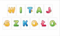 Opakowanie Litery dekoracyjne A4 - Witaj szkoło 11el