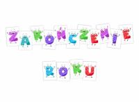 Opakowanie Litery dekoracyjne A4 - Zalończenie roku 15el