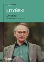 Litosfera. Autoportret odczytany. Autor: Jan Lityński. SmakLiter.pl Okładka książki Litosfera. Autoportret odczytany