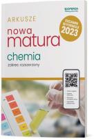 LO. Chemia. Matura 2023. Arkusze ZR. Autor: Opracowanie zbiorowe. SmakLiter.pl Okładka książki LO. Chemia. Matura 2023. Arkusze ZR
