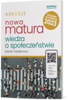LO. Wiedza o społeczeństwie. Matura 2023. Arkusze ZR. Autor: Opracowanie zbiorowe. SmakLiter.pl Okładka książki LO. Wiedza o społeczeństwie. Matura 2023. Arkusze ZR