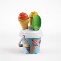 Lody w wiaderku z łopatką MIX. Wydawca: Tupiko. SmakLiter.pl Opakowanie Lody w wiaderku z łopatką MIX