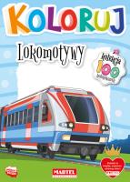Okładka książki Lokomotywy. Koloruj