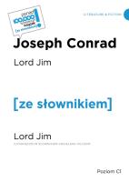 Lord Jim. Poziom C1. Autor: Joseph Conrad. SmakLiter.pl Okładka książki Lord Jim. Poziom C1