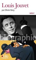 Louis Jouvet. Autor: Rony Olivier. SmakLiter.pl Okładka książki Louis Jouvet