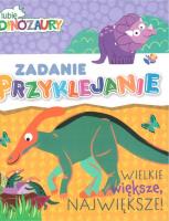 Okładka książki Lubie dinozaury. Zadanie przyklejanie. Wielkie...
