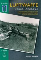 Okładka książki Luftwaffe Crash Archive Volume 11