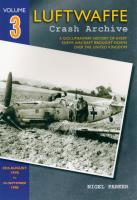Okładka książki Luftwaffe Crash Archive Volume 3