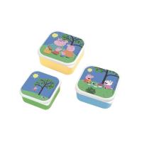 Opakowanie Lunch box 3szt Świnka Peppa