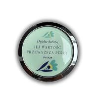 Lusterko kieszonkowe okrągłe - Dzielna kobieta. Wydawca: Szaron. SmakLiter.pl Opakowanie Lusterko kieszonkowe okrągłe - Dzielna kobieta