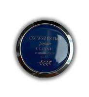 Lusterko kieszonkowe okrągłe - On wszystko. Wydawca: Szaron. SmakLiter.pl Opakowanie Lusterko kieszonkowe okrągłe - On wszystko