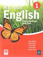 Opakowanie Macmillan English 1 Practice Book + Audio Pack