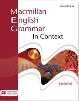 Macmillan English Grammar In Context Essential. Autor: Clarke Simon. SmakLiter.pl Okładka książki Macmillan English Grammar In Context Essential