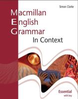 Macmillan English Grammar In Context... + klucz. Autor: Clarke Simon. SmakLiter.pl Okładka książki Macmillan English Grammar In Context... + klucz