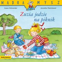 Mądra Mysz - Zuzia jedzie na piknik w.2024. Autor: Liane Schneider, Anette Steinhauer. SmakLiter.pl Okładka książki Mądra Mysz - Zuzia jedzie na piknik w.2024