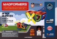 Magformers Aviation Adventure set 28 elementów. Wydawca: MAGFORMERS. SmakLiter.pl Opakowanie Magformers Aviation Adventure set 28 elementów