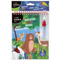 Opakowanie Magiczna wielorazowa kolorowanka wodna Kidea Zwierzęta