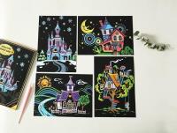 Opakowanie Magiczna Zdrapka - 4w1 Budynki 20x14cm