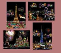 Opakowanie Magiczna Zdrapka 4w1 - Moskwa 21x30cm