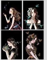 Opakowanie Magiczna Zdrapka - 4w1 Piękne dziewczyny 21x30cm