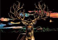 Opakowanie Magiczna Zdrapka - Jeleń 40.5x28.5cm