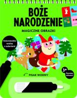 Magiczne obrazki Boże Narodzenie + pisak wodny. Wydawca: Olesiejuk Sp. z o.o.. SmakLiter.pl Opakowanie Magiczne obrazki Boże Narodzenie + pisak wodny