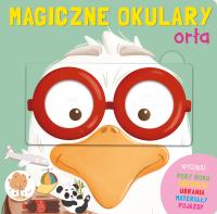 Magiczne okulary orła. Autor: Leone Luca, Mancini Paolo. SmakLiter.pl Okładka książki Magiczne okulary orła