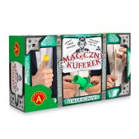 Magiczne sztuczki Magiczny kuferek szmaragdowy. Wydawca: Alexander. SmakLiter.pl Opakowanie Magiczne sztuczki Magiczny kuferek szmaragdowy