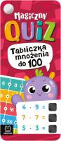 Okładka książki Magiczny quiz. Tabliczka mnożenia do 100. Z nitem