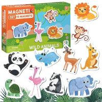 Magnesy Dzikie zwierzęta. Wydawca: Dodo. SmakLiter.pl Opakowanie Magnesy Dzikie zwierzęta