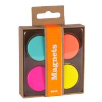 Magnesy Fluor Collection 4szt MIX. Wydawca: Apli. SmakLiter.pl Opakowanie Magnesy Fluor Collection 4szt MIX