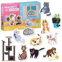 Magnesy Koty. Wydawca: Dodo. SmakLiter.pl Opakowanie Magnesy Koty