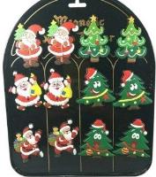 Magnesy świąteczne 12szt MIX. Wydawca: PENWORD. SmakLiter.pl Opakowanie Magnesy świąteczne 12szt MIX