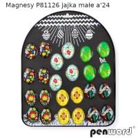 Opakowanie Magnesy świąteczne pisanki małe 24szt