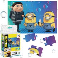Magnetyczne puzzle Minionki. Wydawca: Dodo. SmakLiter.pl Opakowanie Magnetyczne puzzle Minionki