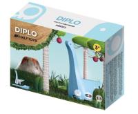 Magnetyczny składany Diplodok. Wydawca: Qelements. SmakLiter.pl Opakowanie Magnetyczny składany Diplodok