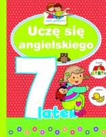 Mali geniusze - Uczę się angielskiego 7-latka. Autor: Simon Abbott (ilustr.). SmakLiter.pl Okładka książki Mali geniusze - Uczę się angielskiego 7-latka