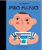 Mali WIELCY Pablo Picasso. Autor: Maria Isabel Sanchez-Vegara. SmakLiter.pl Okładka książki Mali WIELCY Pablo Picasso