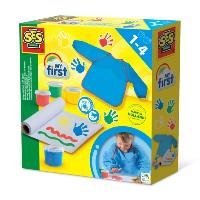 Malowanie palcami z fartuszkiem. Wydawca: SES Creative. SmakLiter.pl Opakowanie Malowanie palcami z fartuszkiem