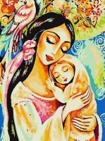 Opakowanie Malowanie po numerach 30x40cm Matka i córka