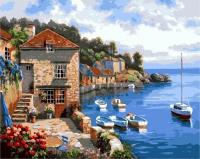 Opakowanie Malowanie po numerach - 40x50cm Taras nad morzem