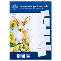 Malowanie po numerach A4/20K 10 wzorów. Wydawca: Koh-I-Noor. SmakLiter.pl Opakowanie Malowanie po numerach A4/20K 10 wzorów