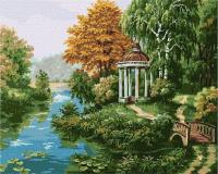 Opakowanie Malowanie po numerach - Altanka nad rzeką 40x50cm