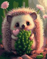 Opakowanie Malowanie po numerach Animowany Jeż