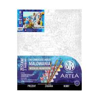 Malowanie po numerach Astra Artea Magiczne Santorini. Wydawca: ASTRA art-pap. SmakLiter.pl Opakowanie Malowanie po numerach Astra Artea Magiczne Santorini