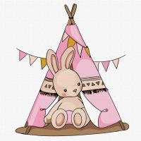 Opakowanie Malowanie po numerach - Baby Rabbit in the... Kids