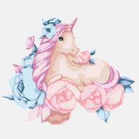 Opakowanie Malowanie po numerach - Bajkowy jednorożec 30x30cm