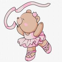 Opakowanie Malowanie po numerach - Balerina Kids 25x25cm