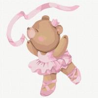 Opakowanie Malowanie po numerach - Balerinka 30x30cm