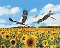 Opakowanie Malowanie po numerach - Bociany na niebie 40x50cm